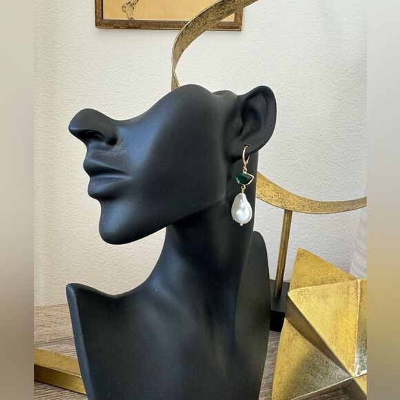 Bohemian hoop earrings A996 - Picture 4 of 4